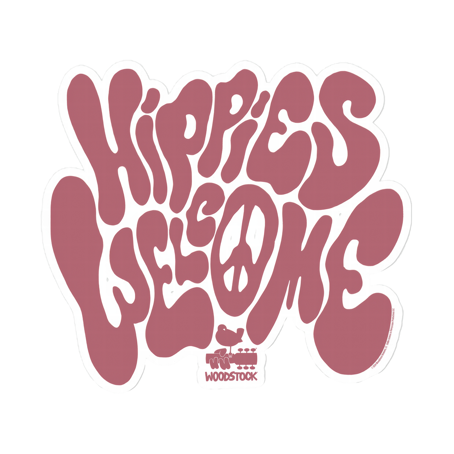 Hippies Welcome Sticker