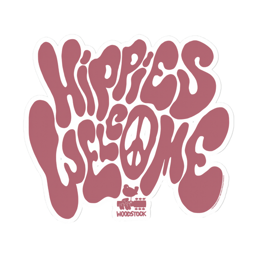 Hippies Welcome Sticker