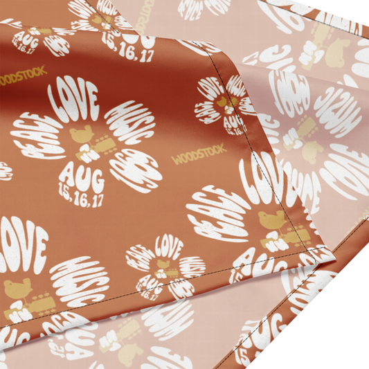 Woodstock Flower Bandana