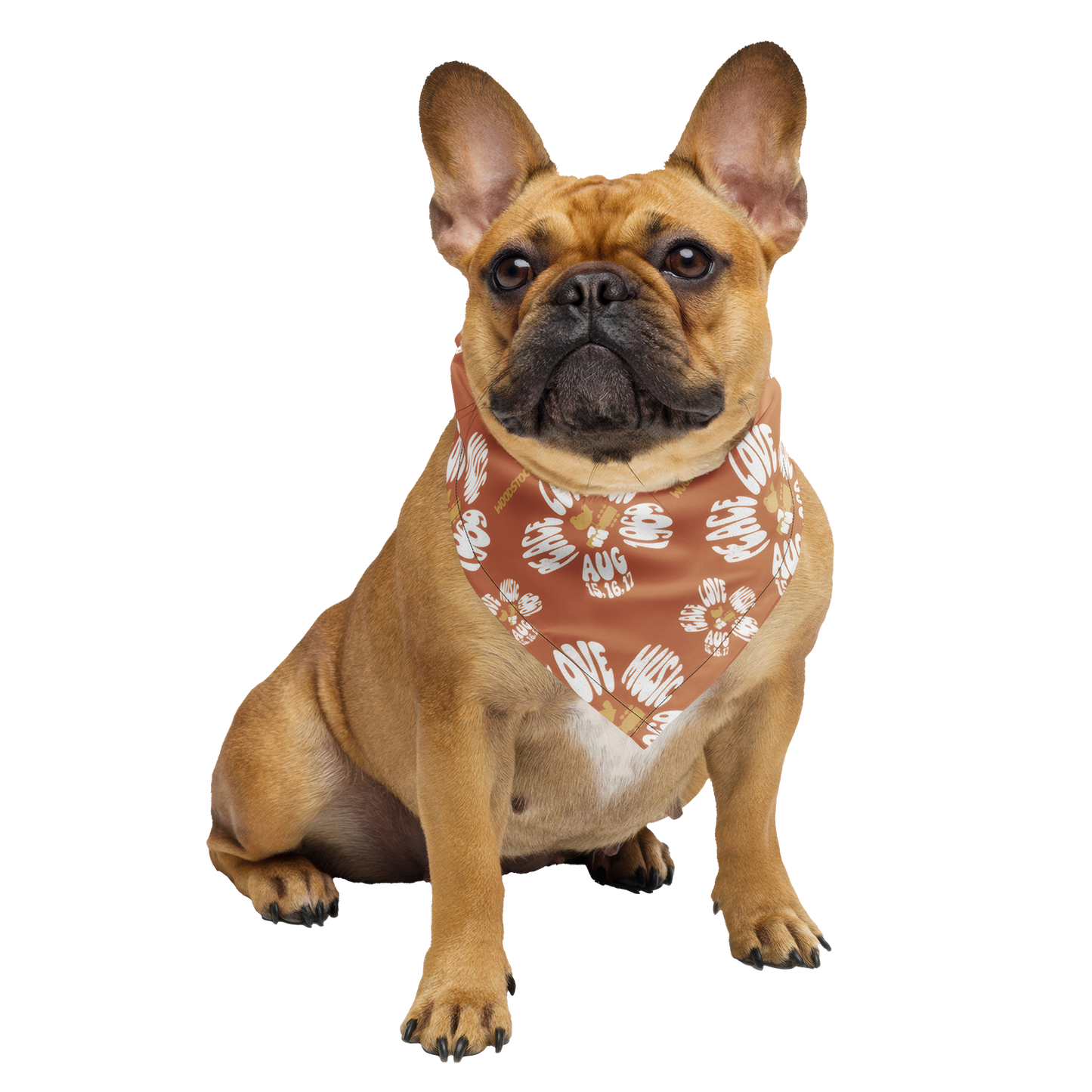 Woodstock Flower Bandana
