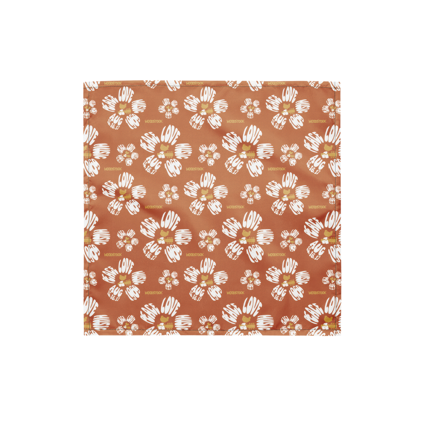 Woodstock Flower Bandana