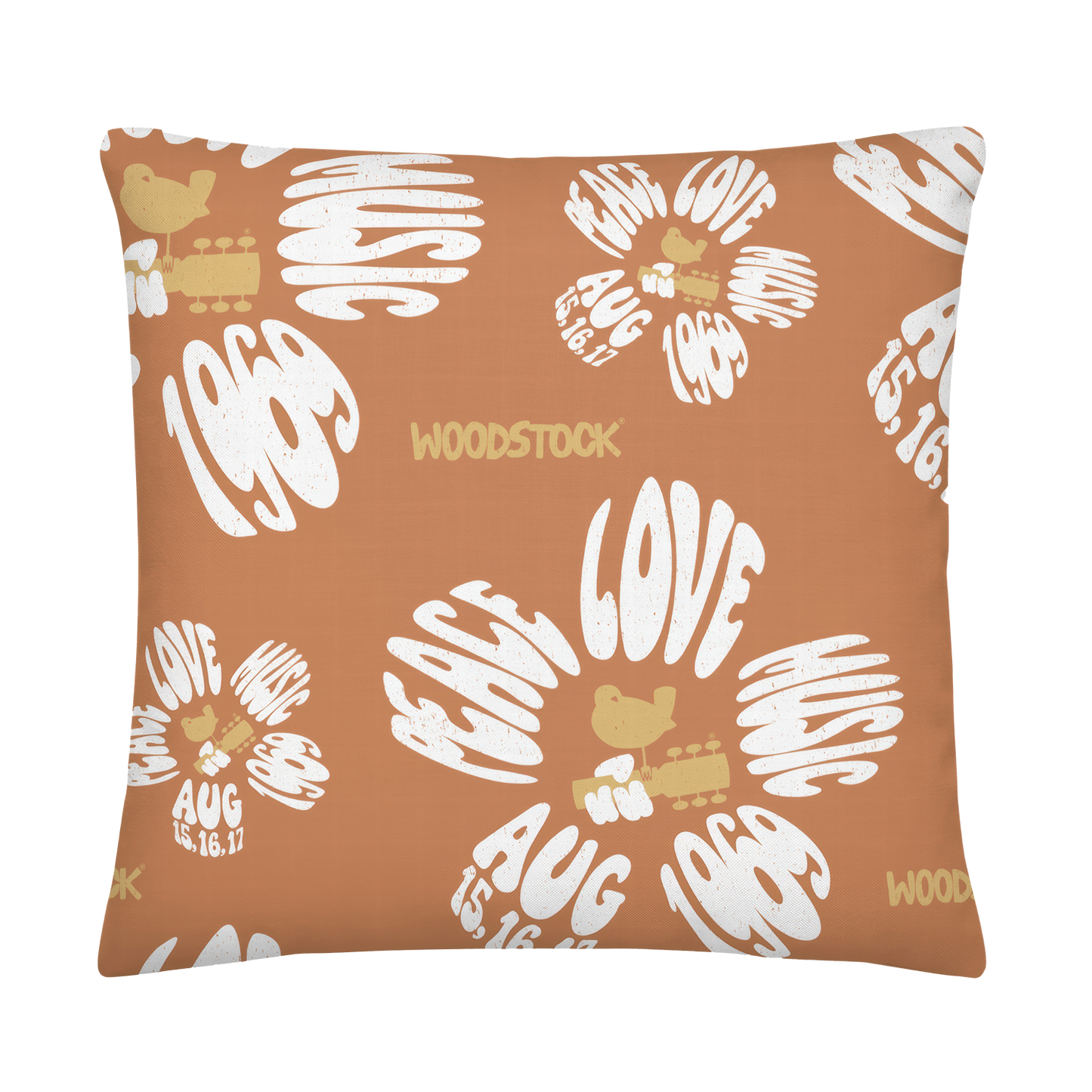Woodstock Flower Pillow