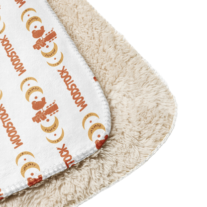 Woodstock Moon Sherpa Blanket