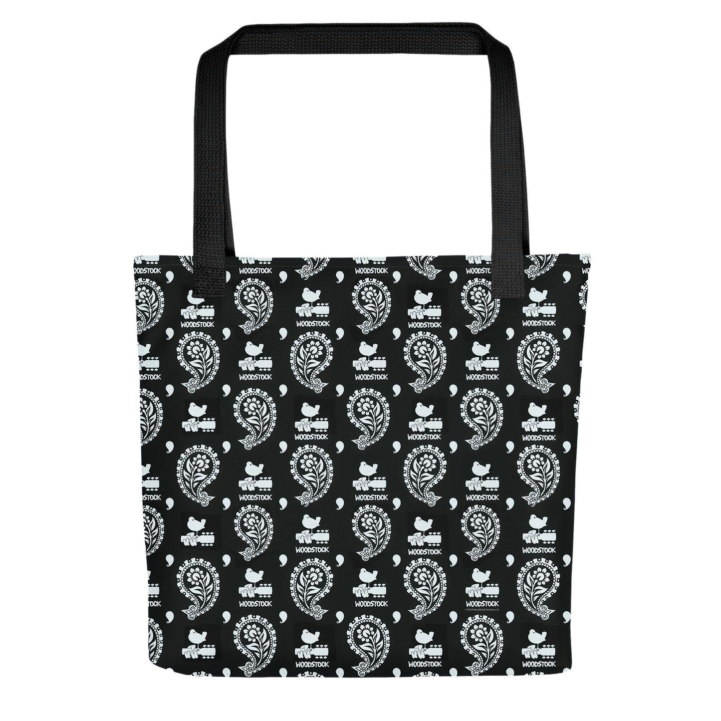 Woodstock Paisley Tote Bag