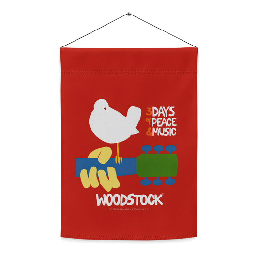 Woodstock Logo Garden Flag