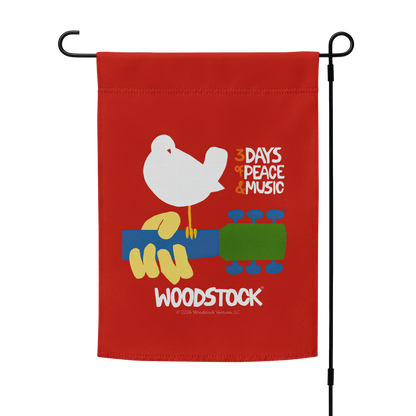Woodstock Logo Garden Flag
