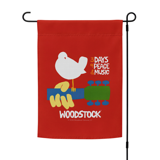 Woodstock Logo Garden Flag
