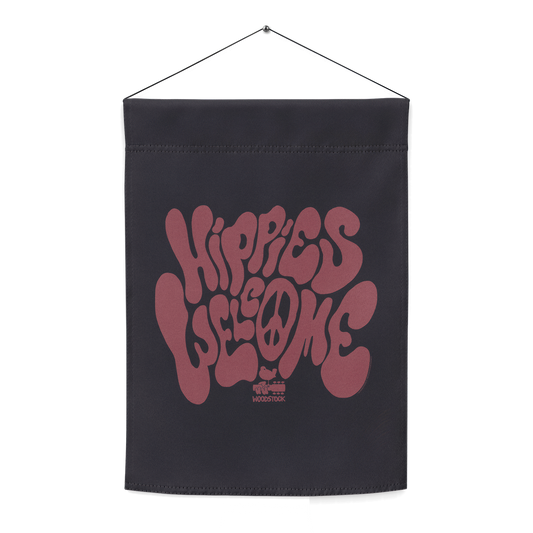 Hippies Welcome Garden Flag