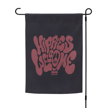 Hippies Welcome Garden Flag