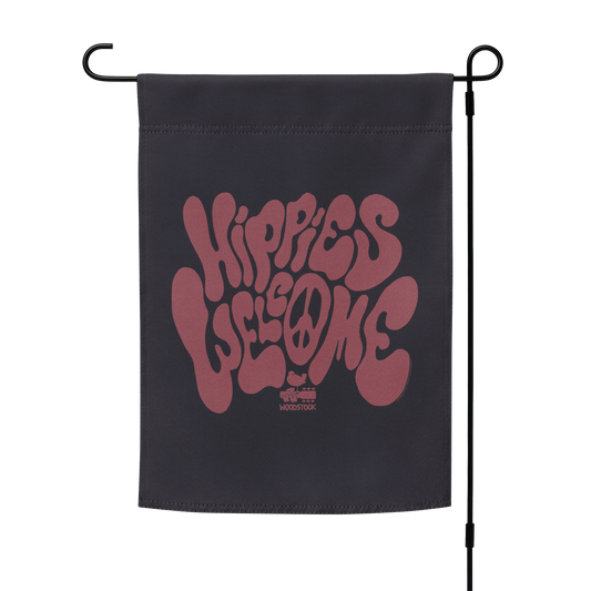 Hippies Welcome Garden Flag