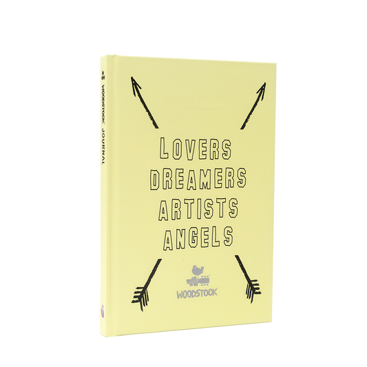 Lovers Dreamers Artists Angels Woodstock Green Notebook