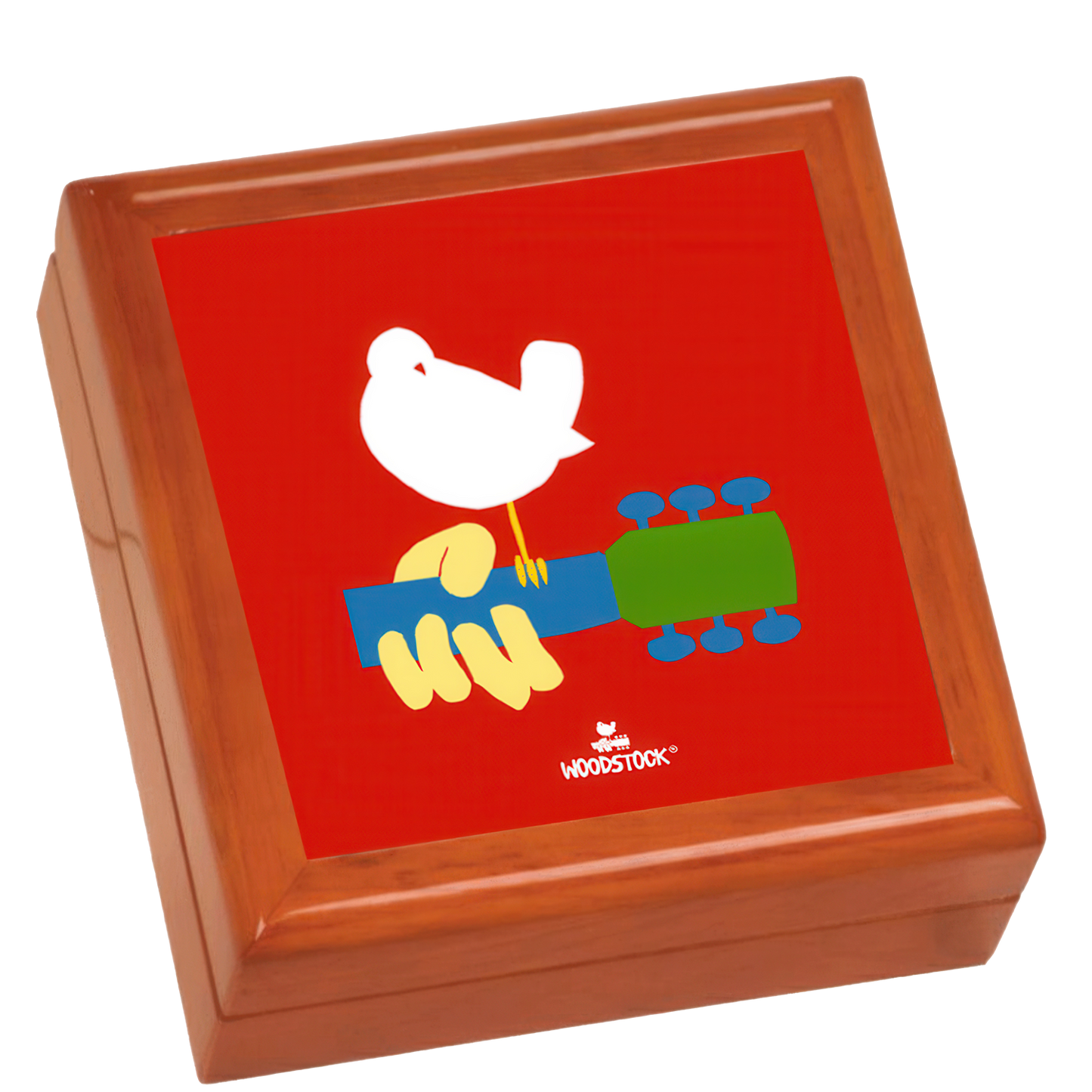 Woodstock Logo Wooden Keepsake Box