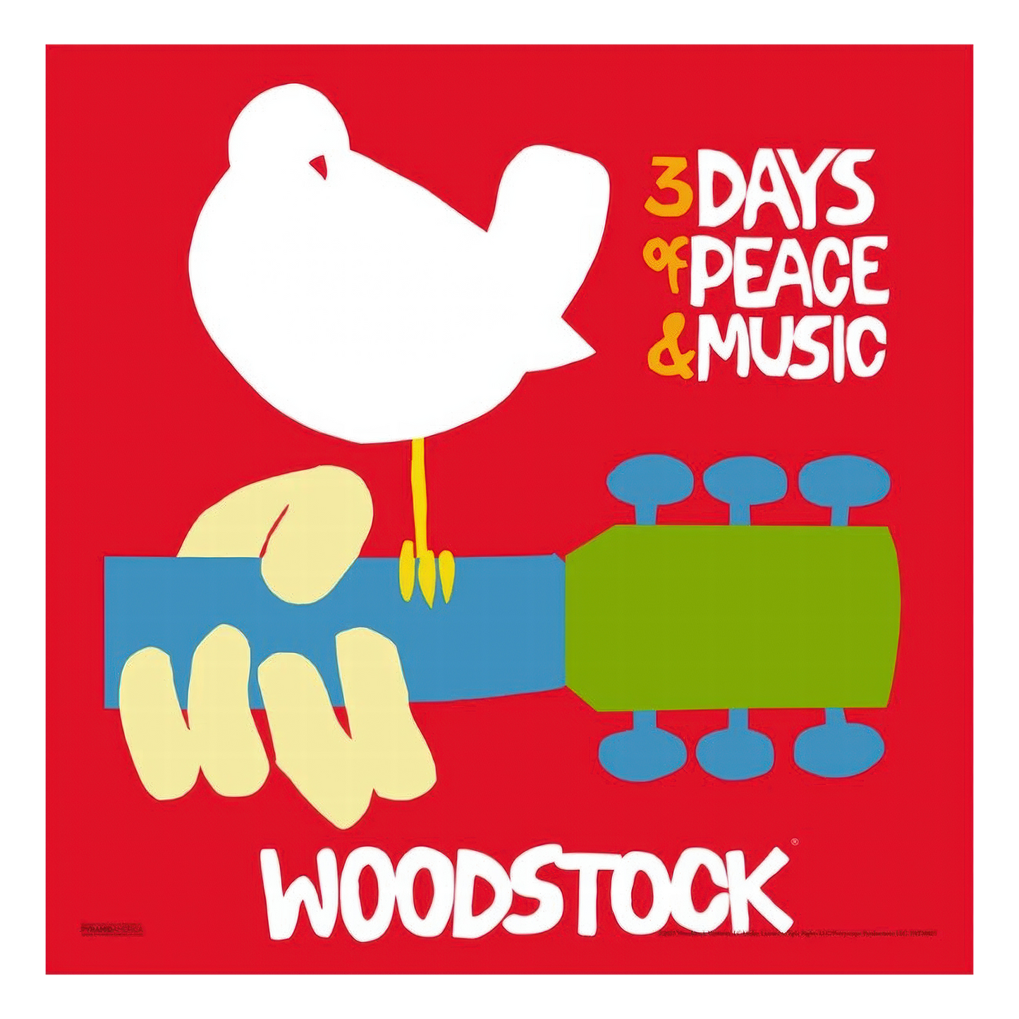 Woodstock 12x12 Poster