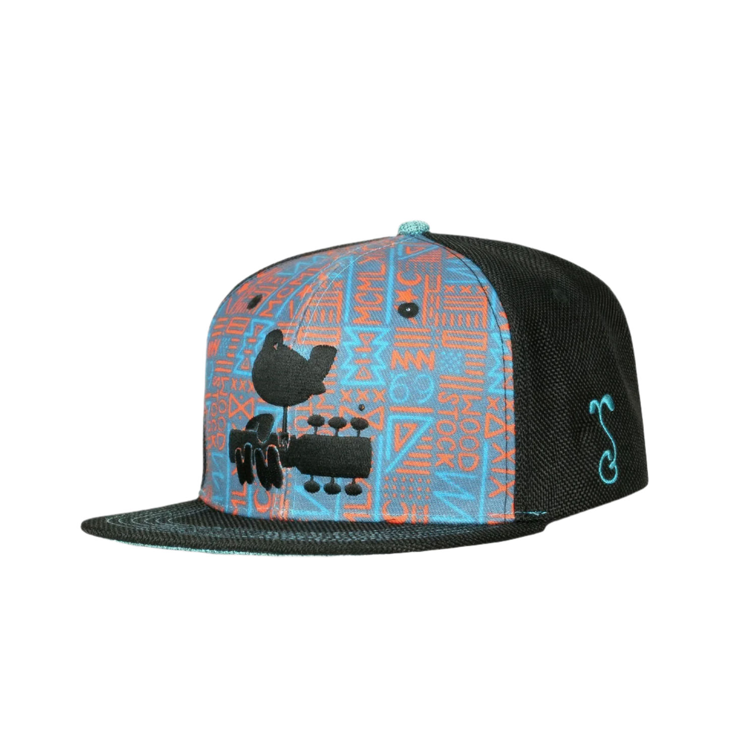 Woodstock New Native Black Snapback Hat