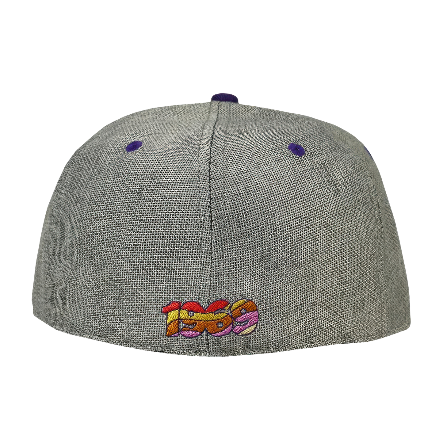 Woodstock Peace Love Grey Fitted Hat