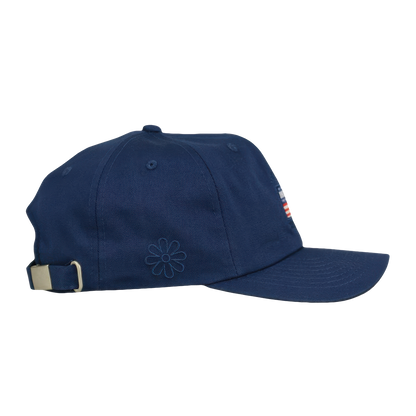 Woodstock Flag Navy Adjustable Hat