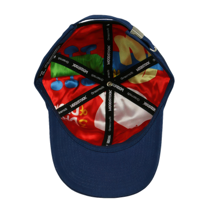 Woodstock Flag Navy Adjustable Hat