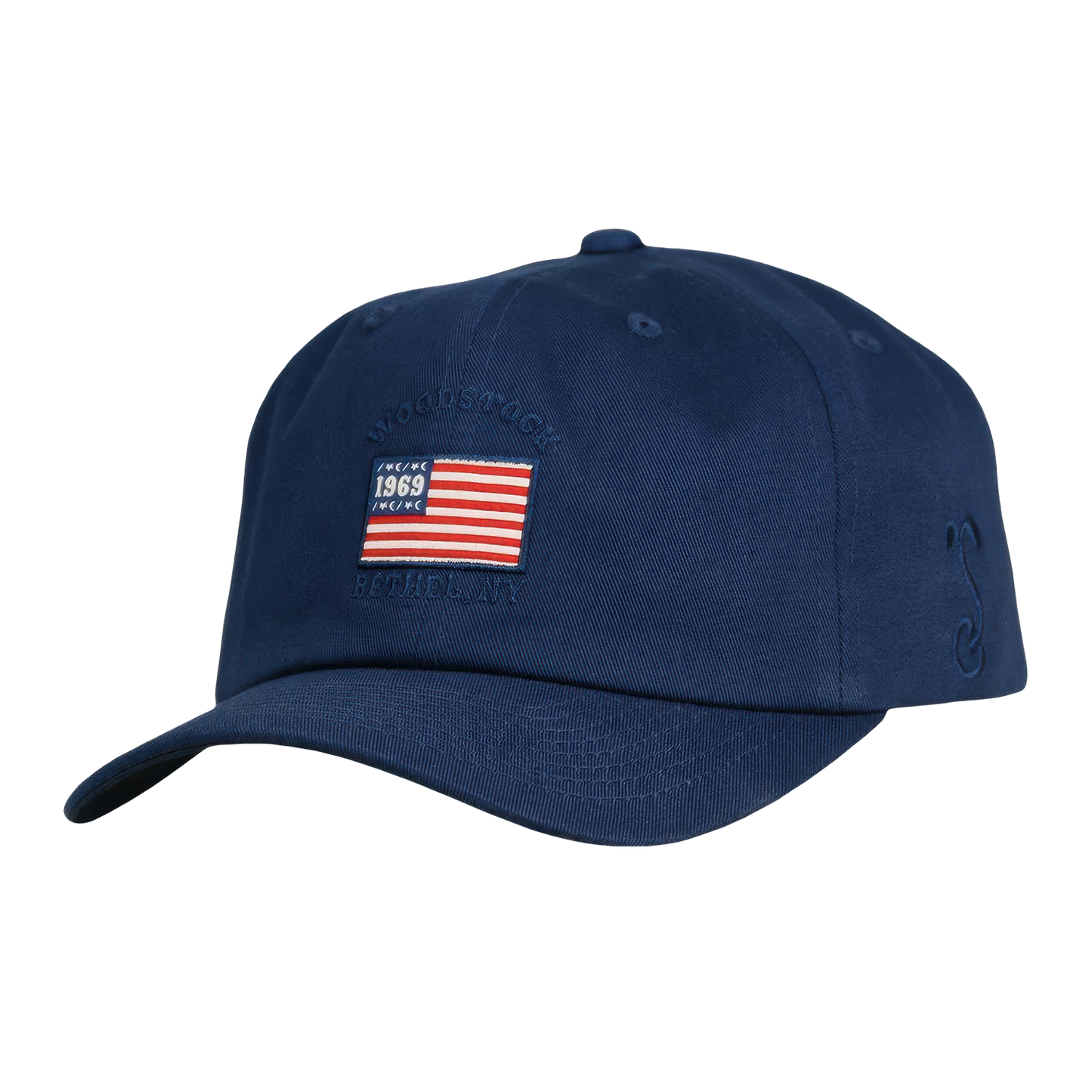 Woodstock Flag Navy Adjustable Hat