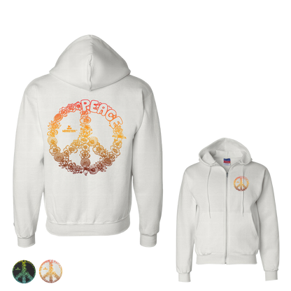 Floral Peace Hoodie