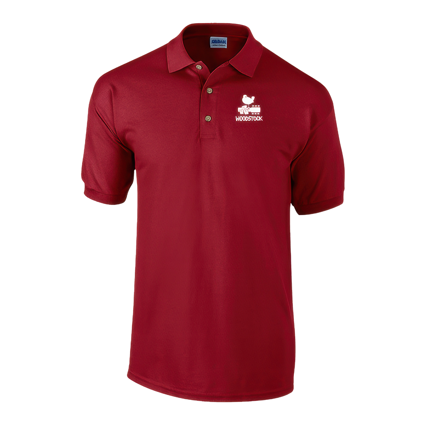 Woodstock Bird & Guitar Logo Polo Shirt