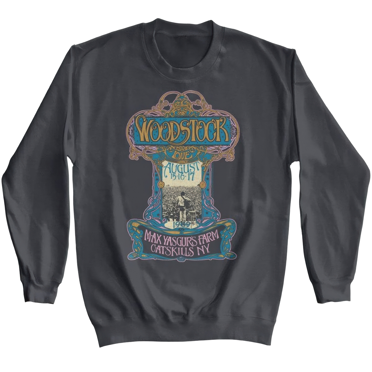Woodstock Nouveau Poster Sweatshirt