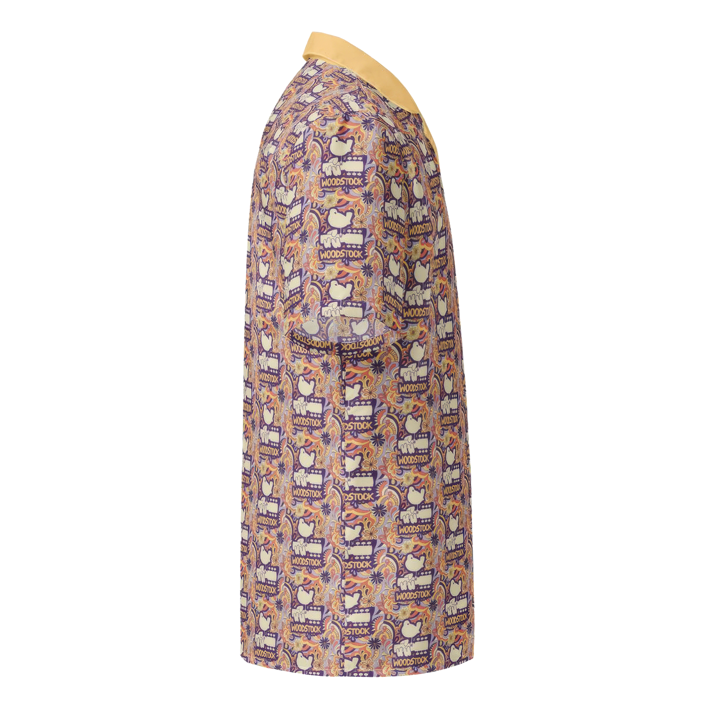 Woodstock Paisley w/ Yellow Collar Button Down