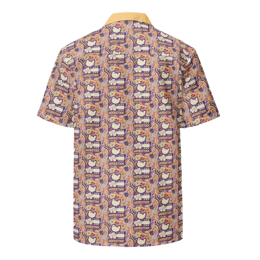 Woodstock Paisley w/ Yellow Collar Button Down