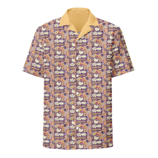 Woodstock Paisley w/ Yellow Collar Button Down