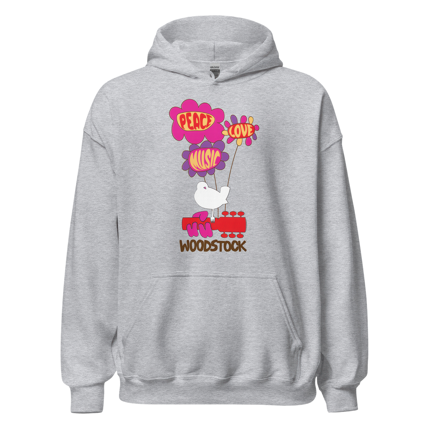 Peace Love Music Woodstock Hoodie
