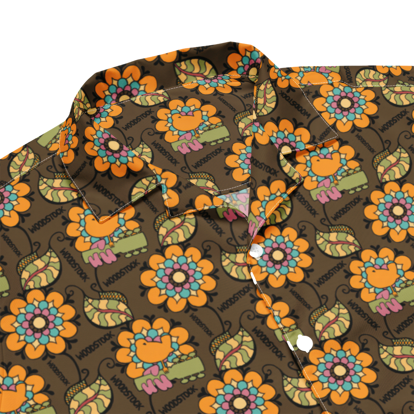Retro Bloom Button Down