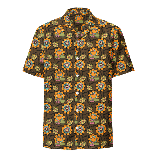 Retro Bloom Button Down