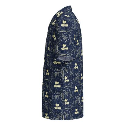 Woodstock Winter Flower Button Down