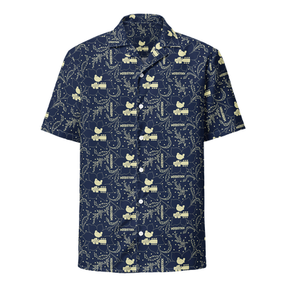 Woodstock Winter Flower Button Down