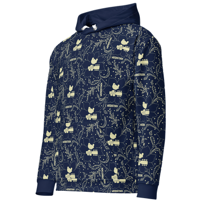 Woodstock Winter Flower Hoodie