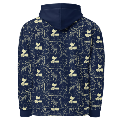 Woodstock Winter Flower Hoodie