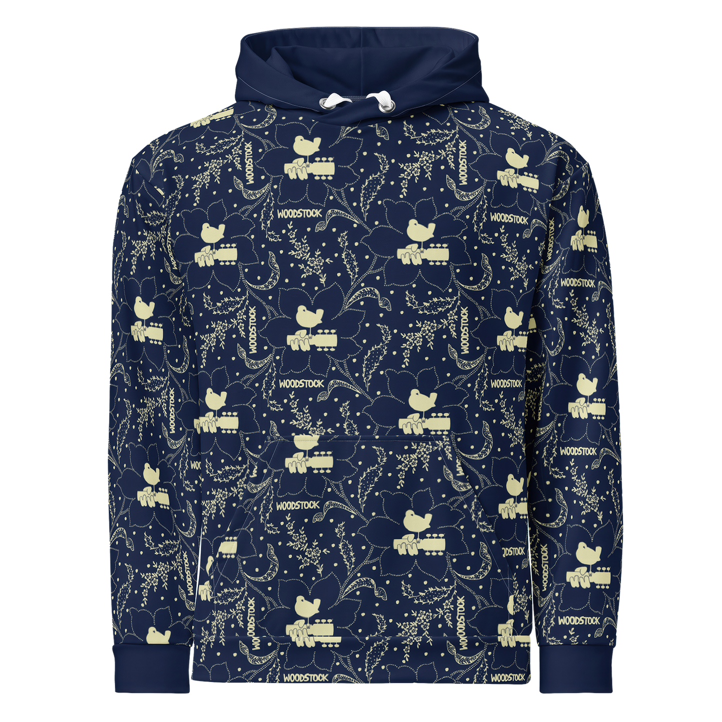 Woodstock Winter Flower Hoodie