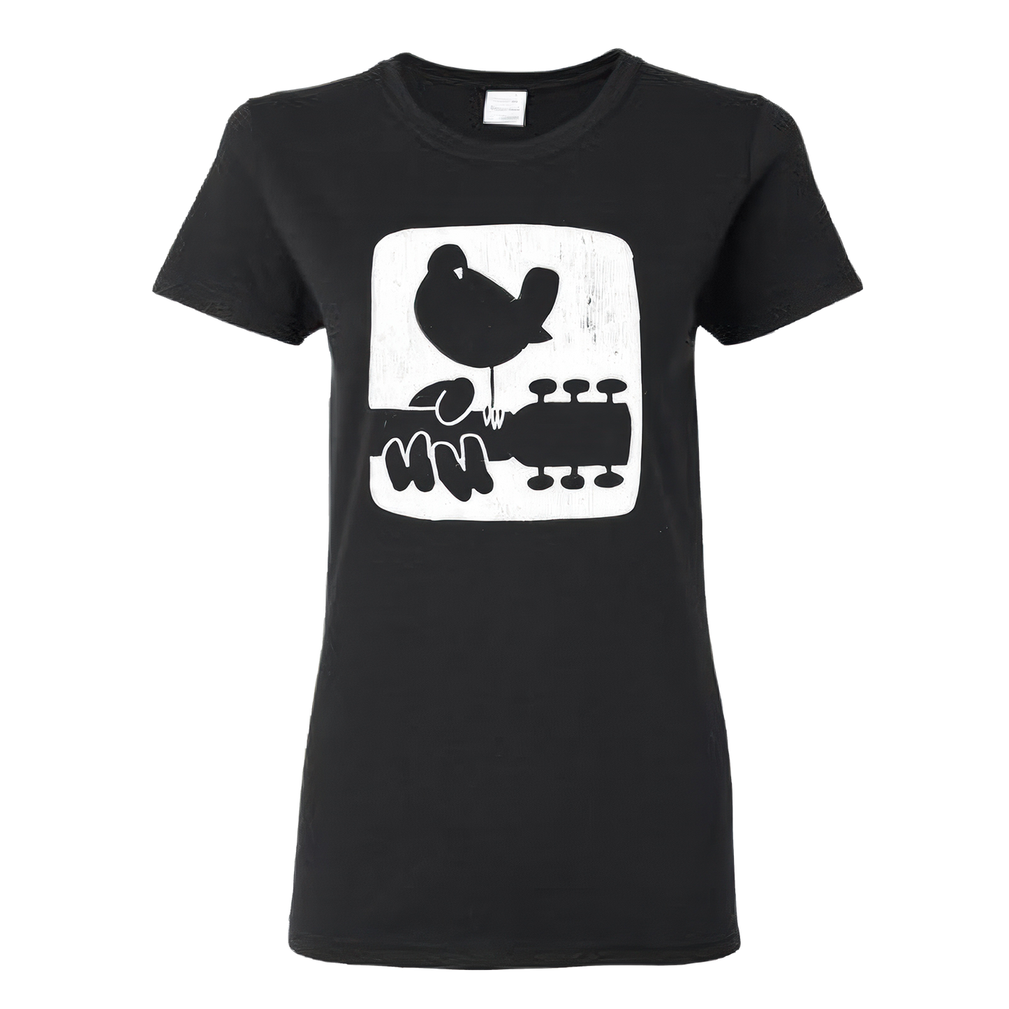 Women's Textured Guitar Logo T-Shirt