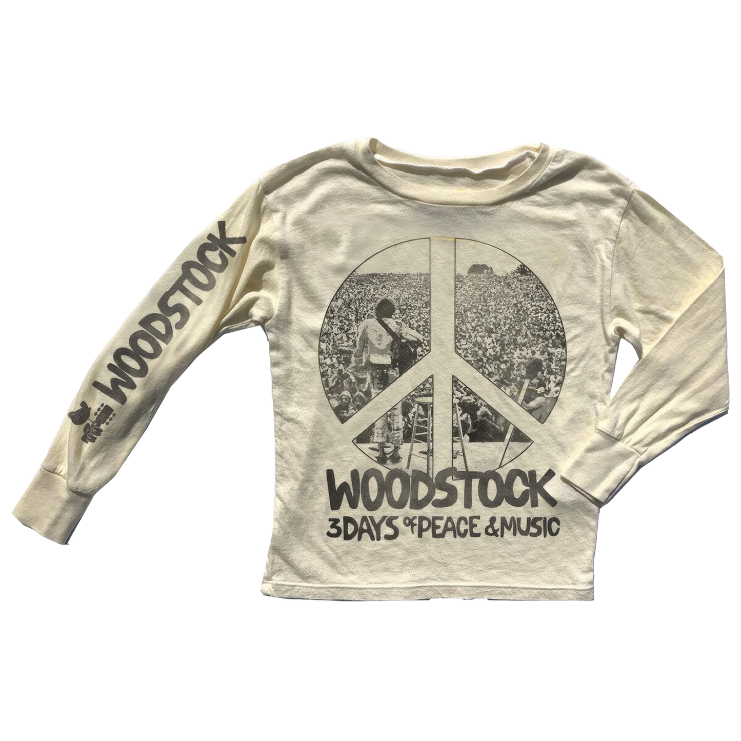 Woodstock Peace Sign Unisex Longsleeve Tee