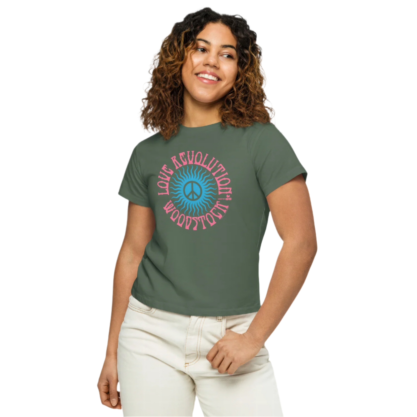 Love Revolution Peace Sign Women's T-Shirt
