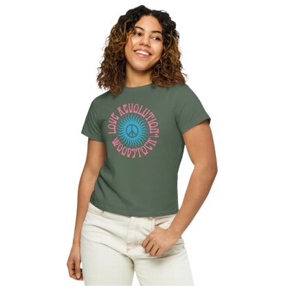 Love Revolution Peace Sign Women's T-Shirt