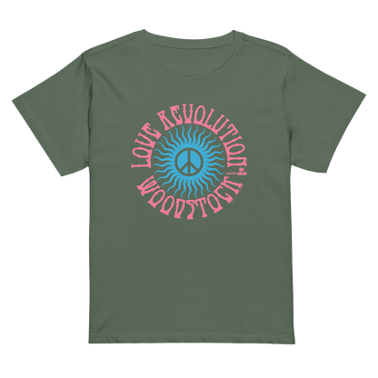Love Revolution Peace Sign Women's T-Shirt