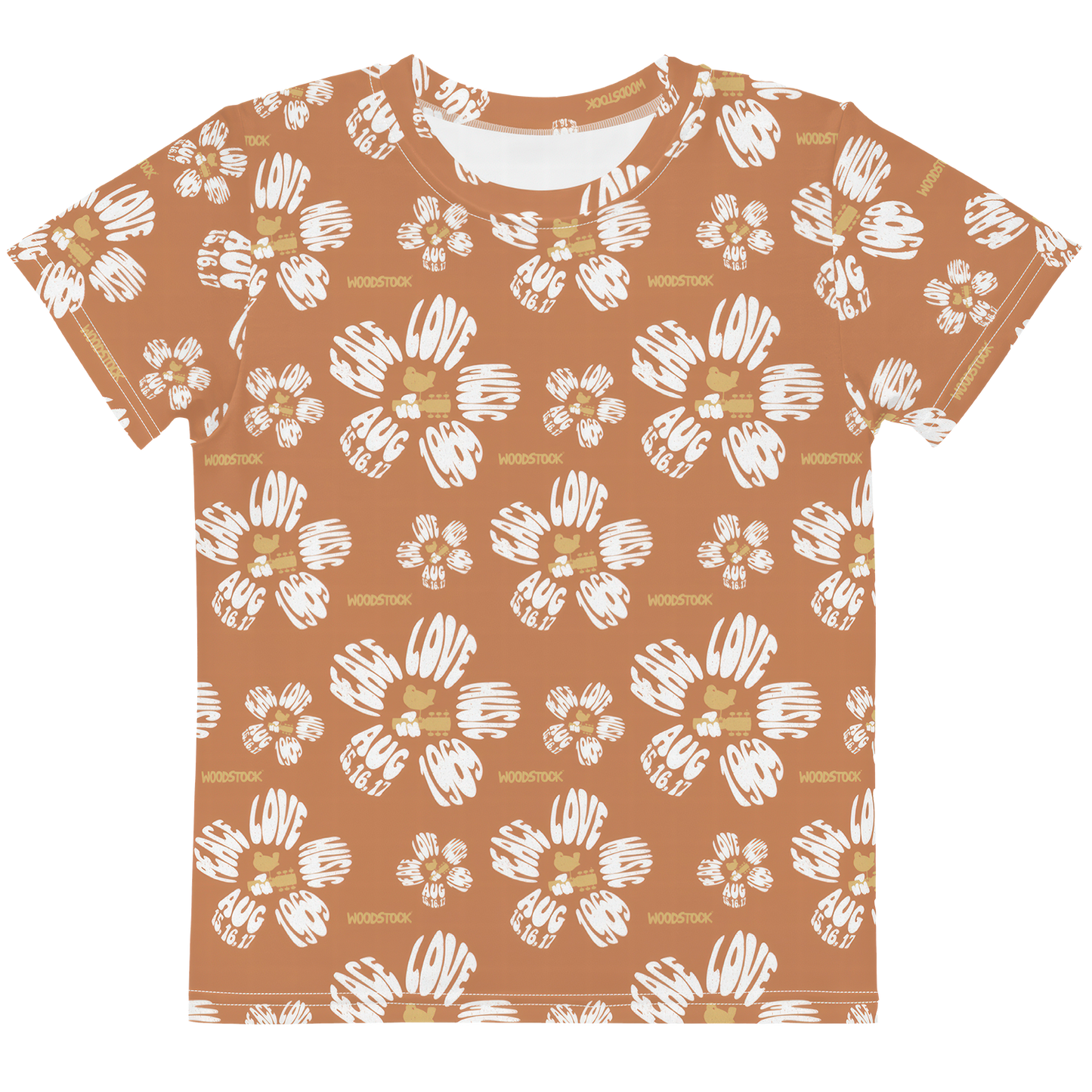 Woodstock Flower Kids T-Shirt