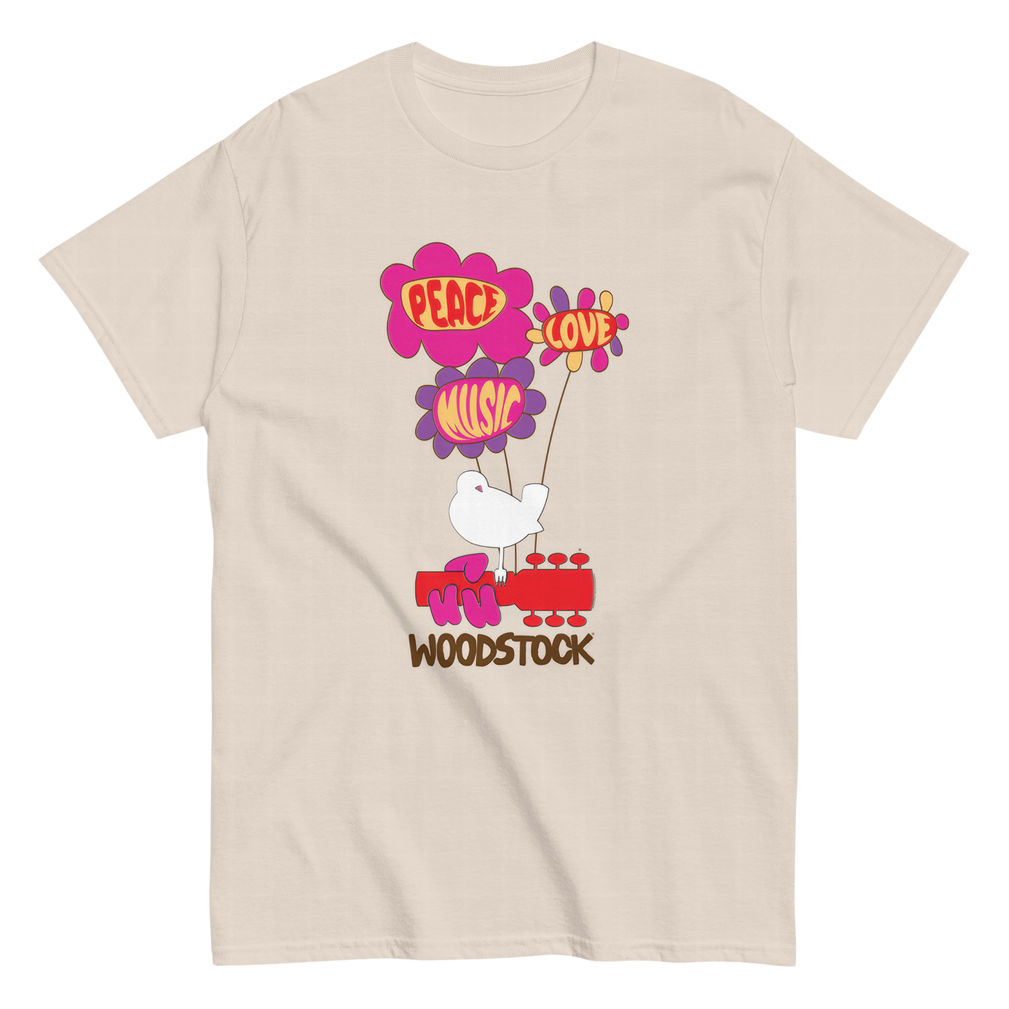 Peace Love Music Woodstock T-Shirt