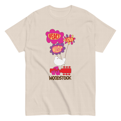Peace Love Music Woodstock T-Shirt