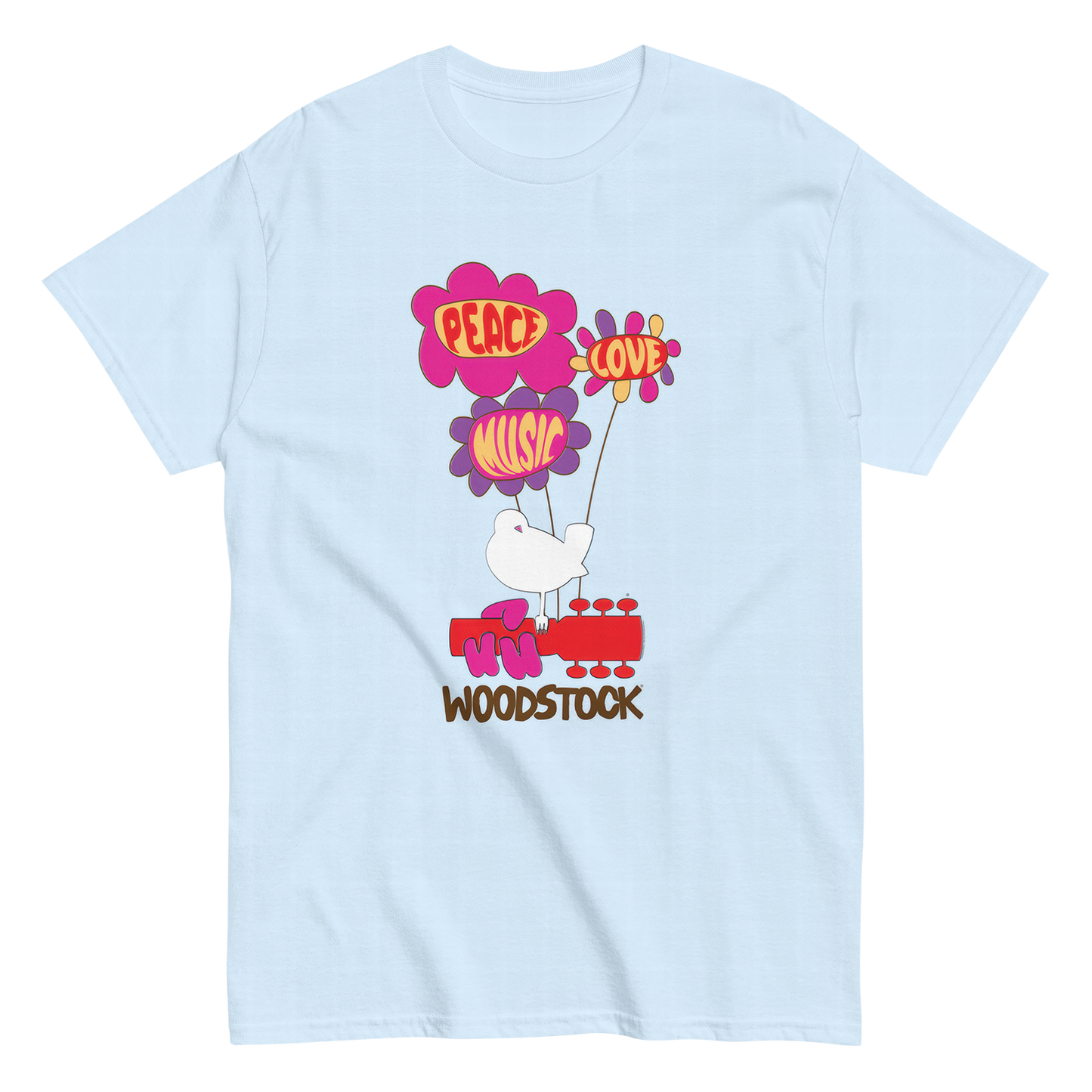 Peace Love Music Woodstock T-Shirt