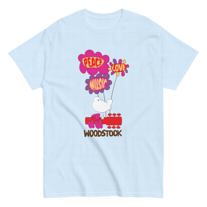 Peace Love Music Woodstock T-Shirt