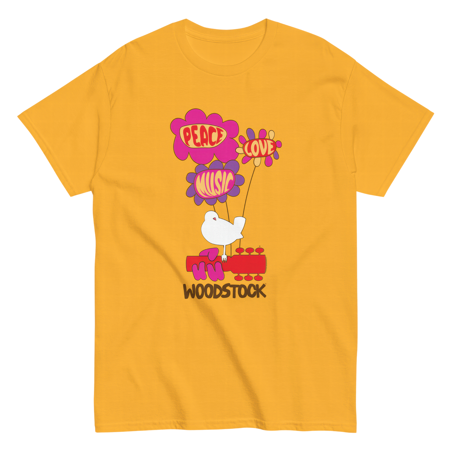 Peace Love Music Woodstock T-Shirt