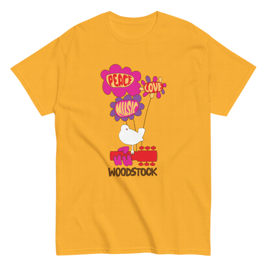 Peace Love Music Woodstock T-Shirt