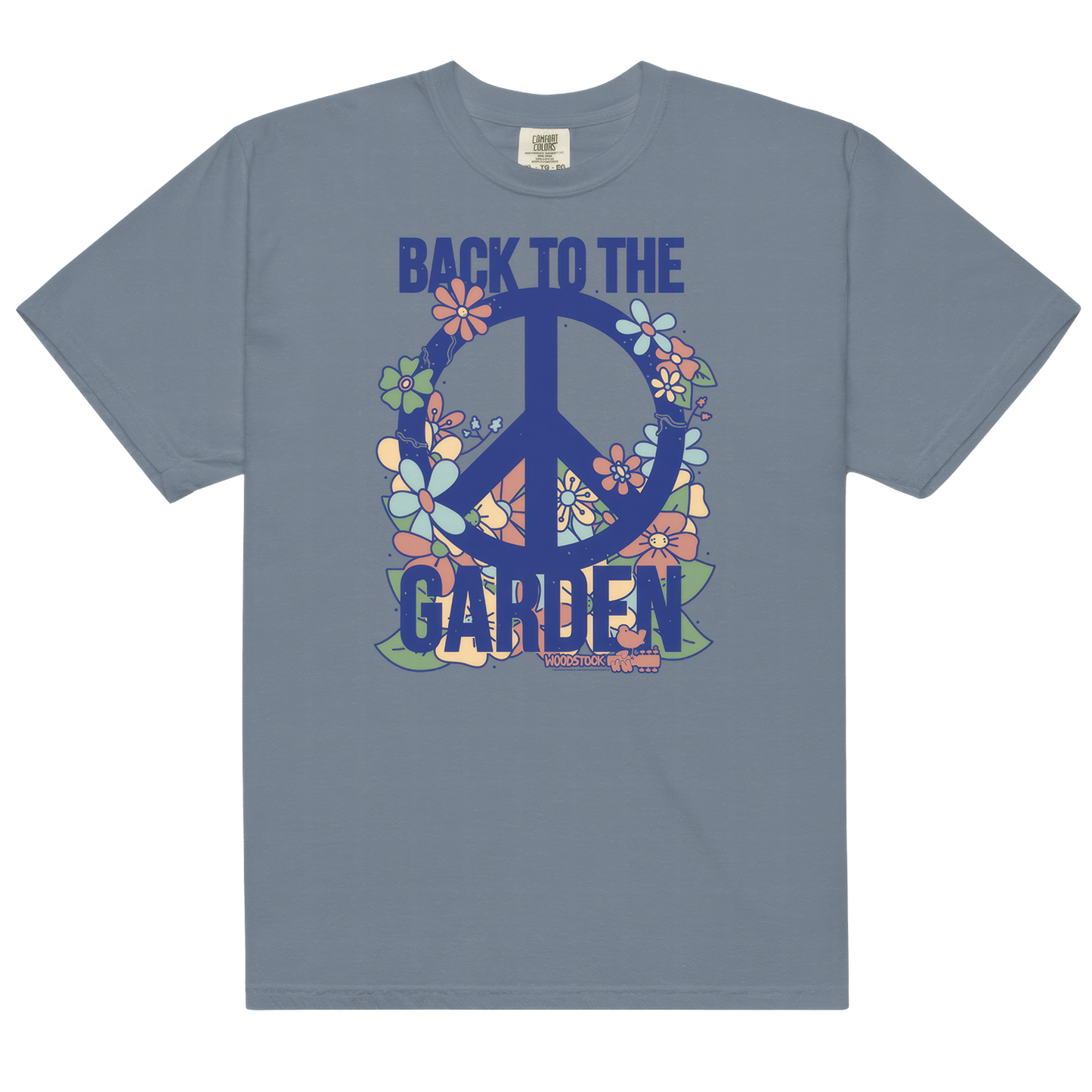 Back to The Garden Floral Peace Sign T-Shirt