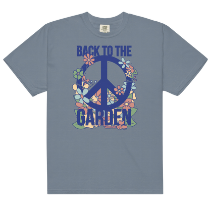 Back to The Garden Floral Peace Sign T-Shirt